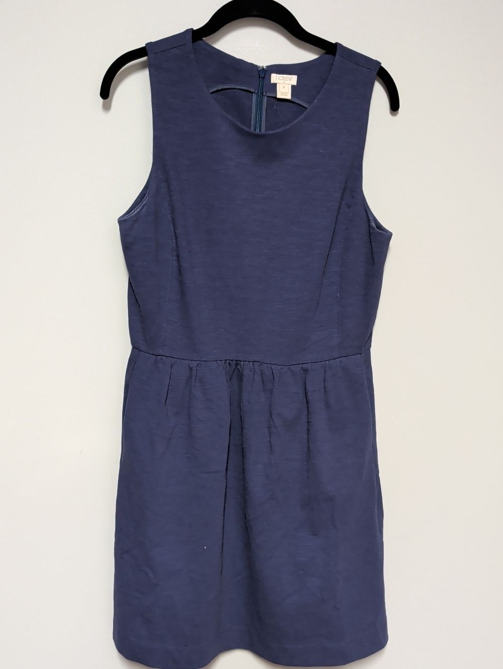 J. Crew Sleeveless Blue/purple Mini Dress